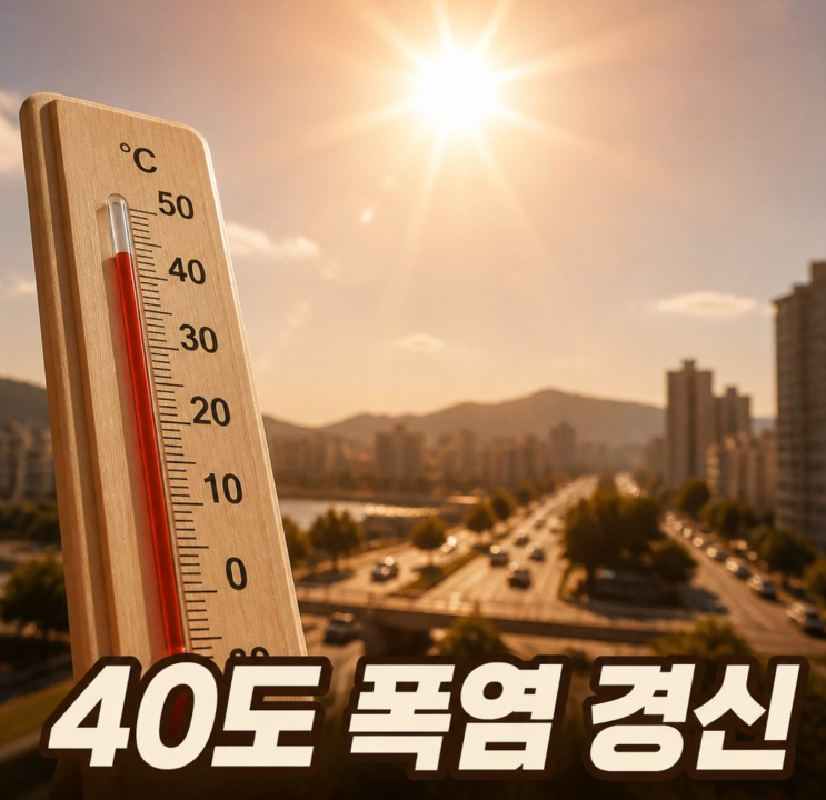 <b>양산 최고기온</b> 40.3도 부산 122년 만에 <b>최고</b> 기록
