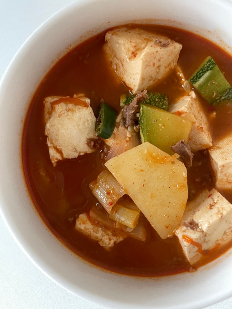 소고기 된장찌개 맛있게 끓이는 법 고깃집 된장찌개 레시피