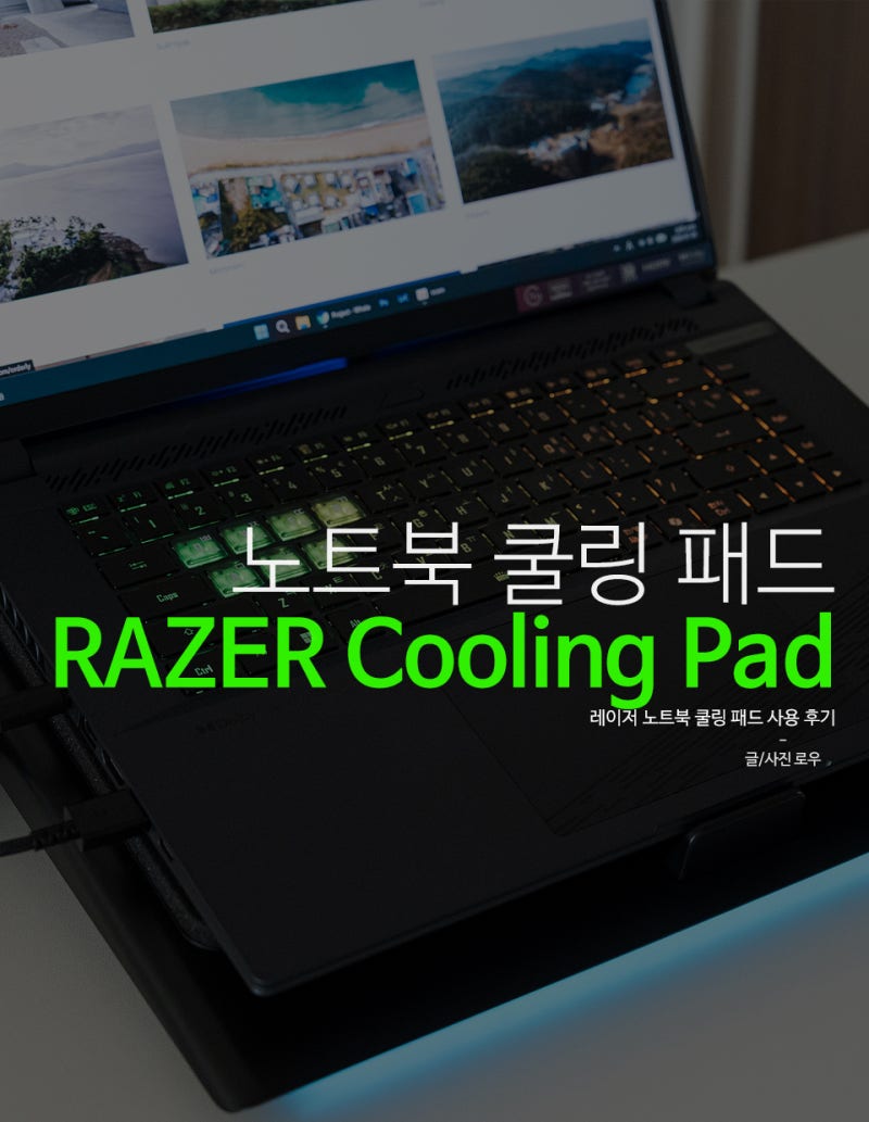 레이저 노트북 쿨링 패드 거치대 RAZER Laptop Cooling Pad 사용 후기기