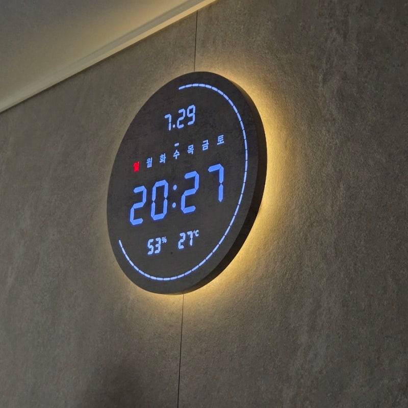 플라이토 와이파이 LED 벽시계 1개월 사용후기