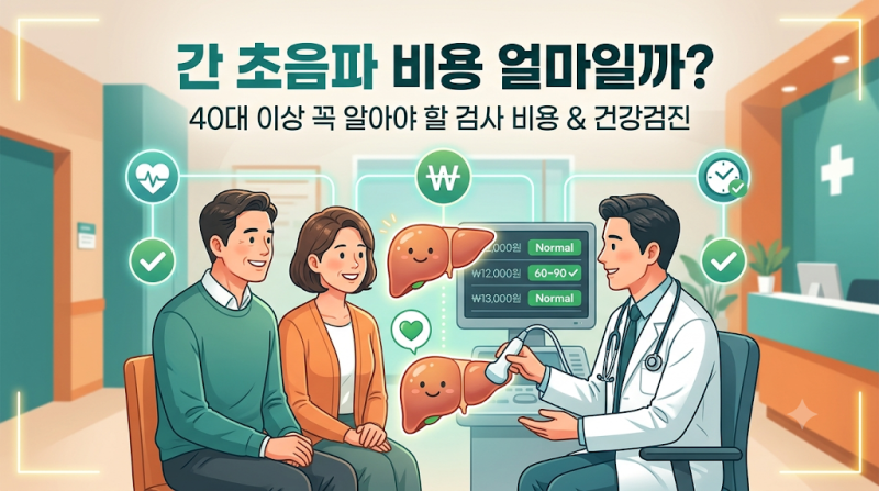 간 초음파 비용 얼마일까? 40대 이상이라면 꼭 알아야 할 검사 비용과 건강검진 정보