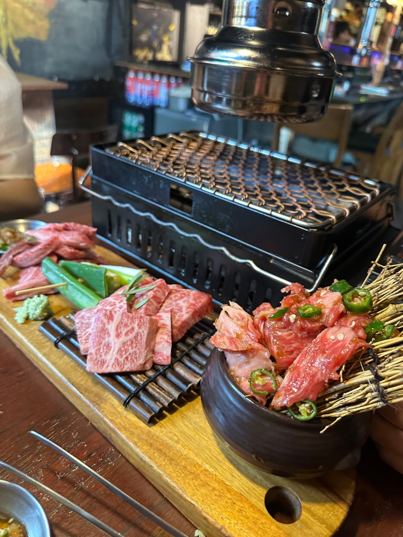 을지로 우희 본점 후기, 콜키지 프리 화로구이·단새우 핸드롤