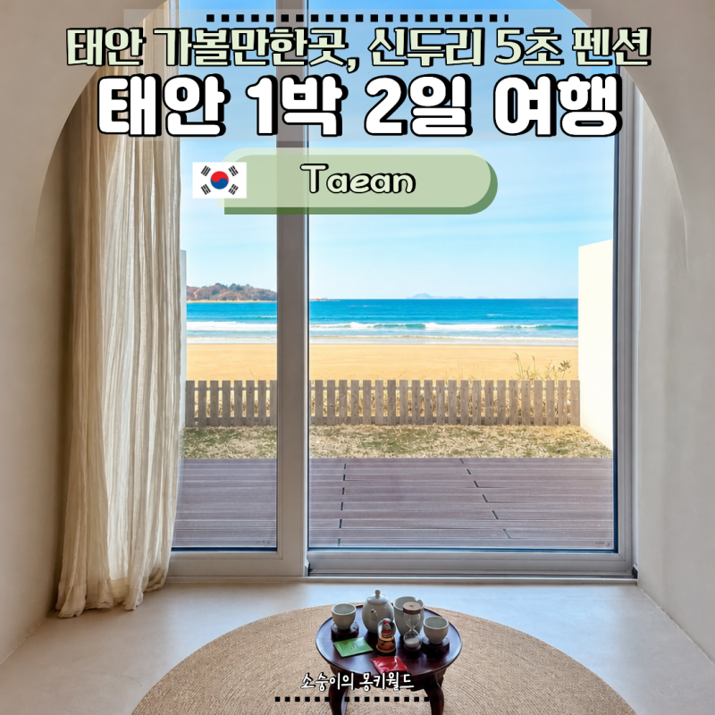 태안 1박 2일 코스 추천 신두리 5초 펜션에서 보낸 갓벽한 새해 여행