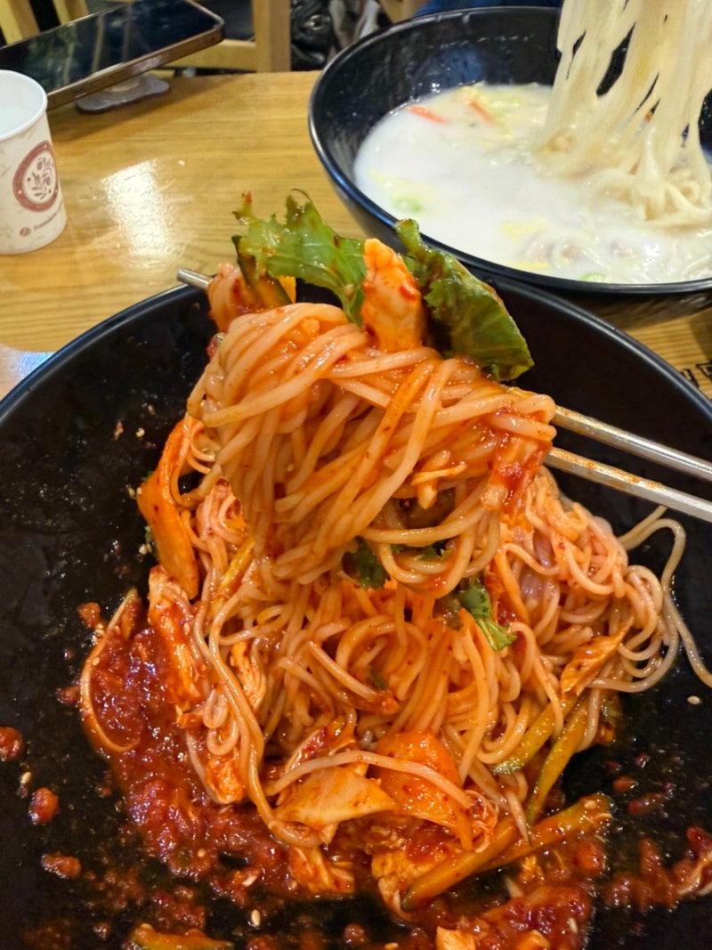 삼성역 코엑스몰 아쿠아리움 근처 맛집 ‘미사리밀빛초계국수’ 아이와 함께 내돈내산 방문....