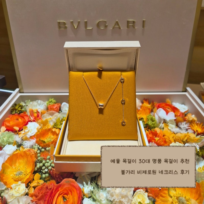 30대 명품 목걸이 추천, 데일리 명품 목걸이, 예물 목걸이 후기, 불가리 비제로원 네크리스