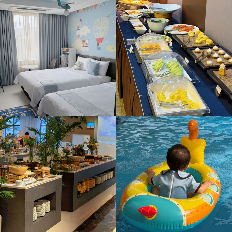 라마다용인호텔 블루 키즈룸, 로즈마리레스토랑 석식뷔페 후기