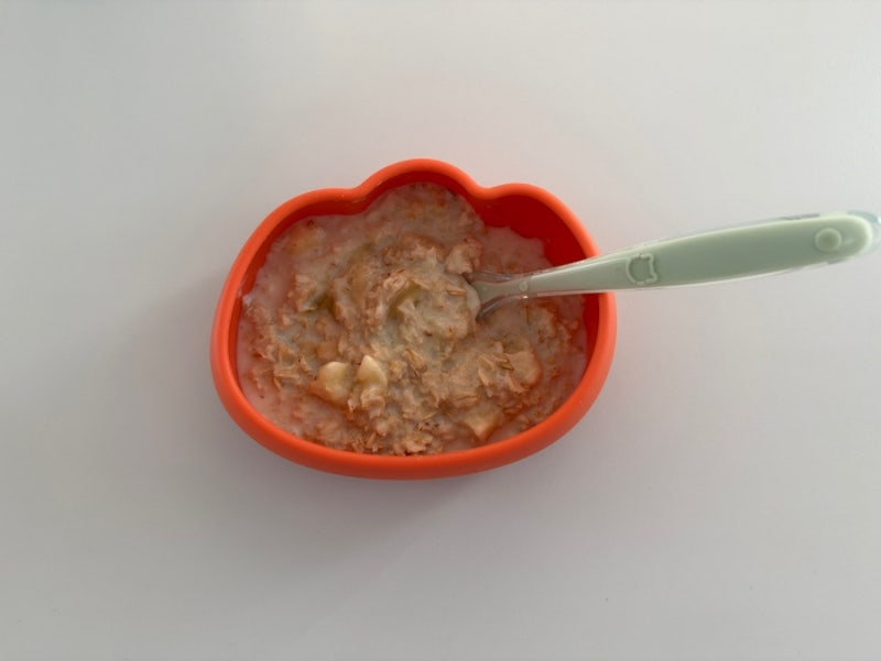 아침 메뉴 고민 끝! 이유식 바나나, 고구마 오트밀 포리지 레시피