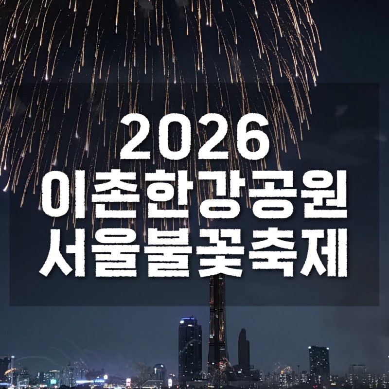 2026 서울세계불꽃축제 일정 확정 이촌한강공원 새벽 자리 선점 후기