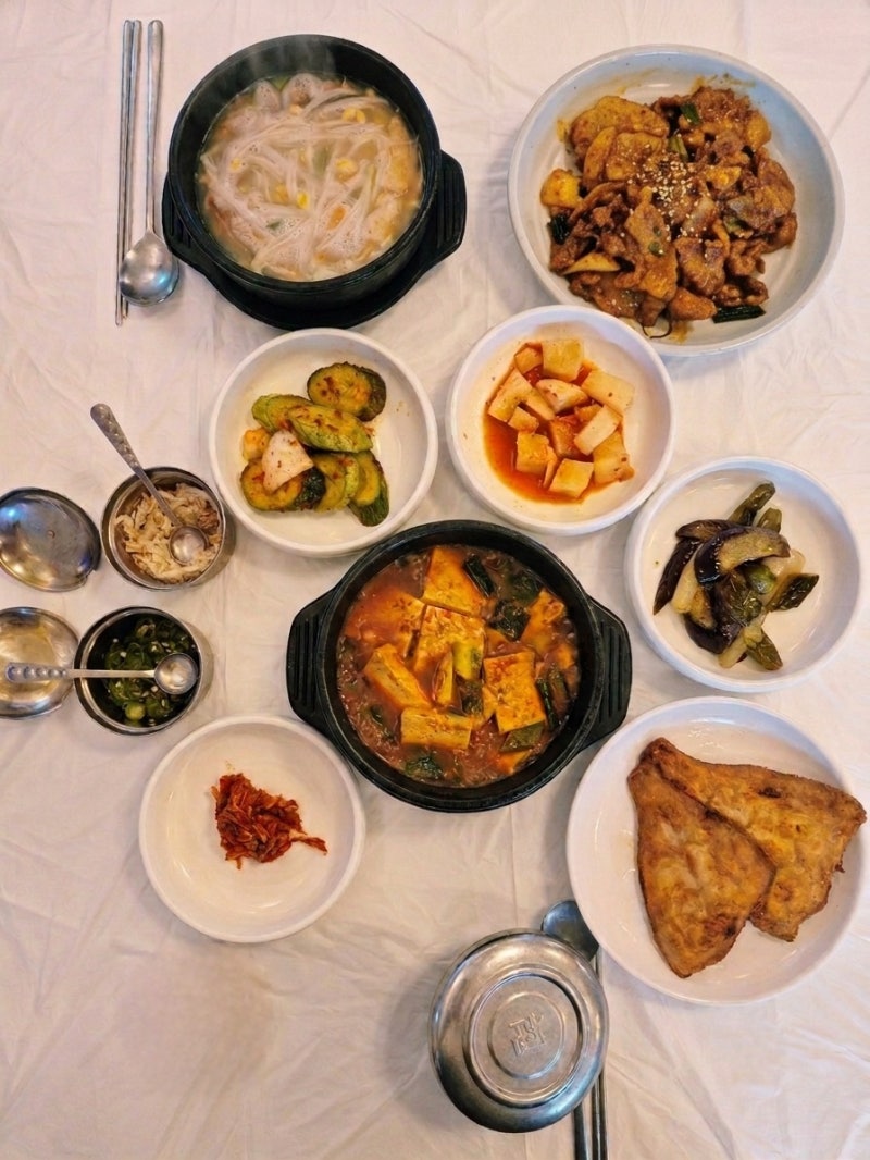 ☆속초 아침식사 한정식 맛집▶비금도 웨이팅 주차 설악한화리조트 델피노 근처 방문후기☆