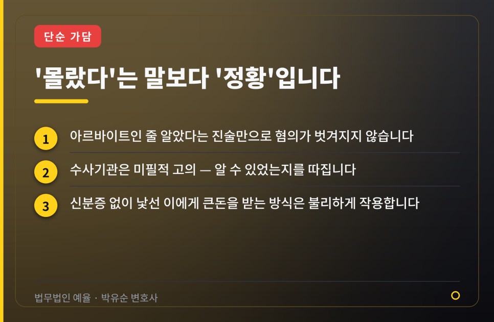 보이스피싱 수거책으로 지목됐을 때, 몰랐다는 진술은 통할까요 관련 사진
