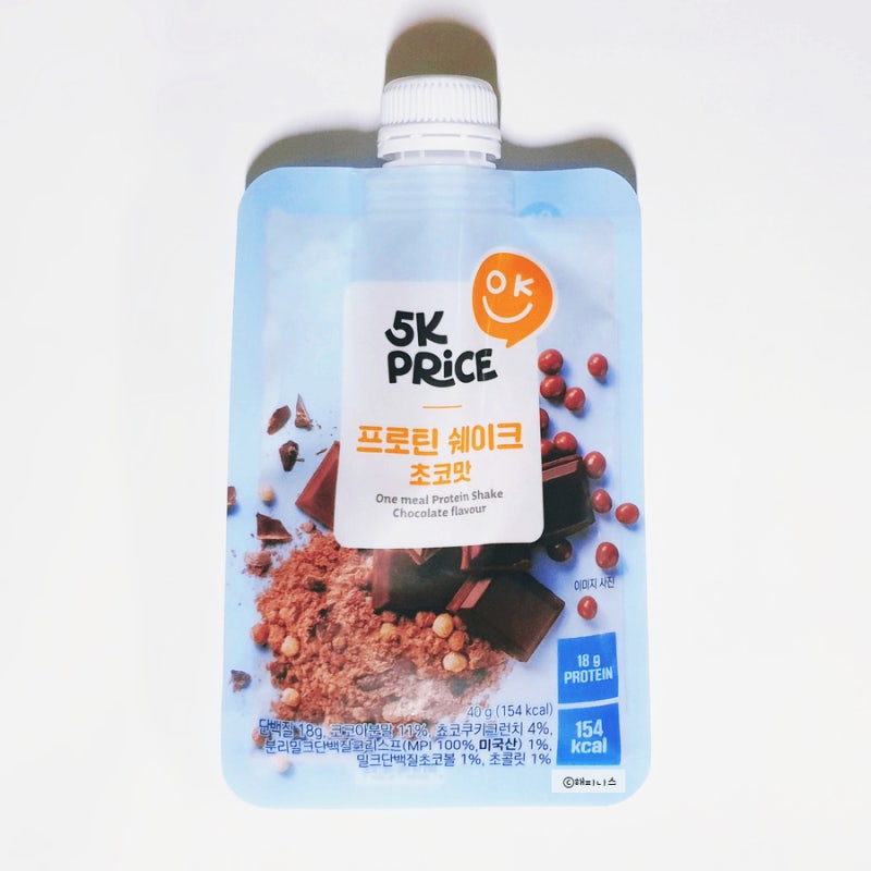 이마트 5K프라이스 프로틴 쉐이크 초코맛 40g 내돈내산 먹어본 후기