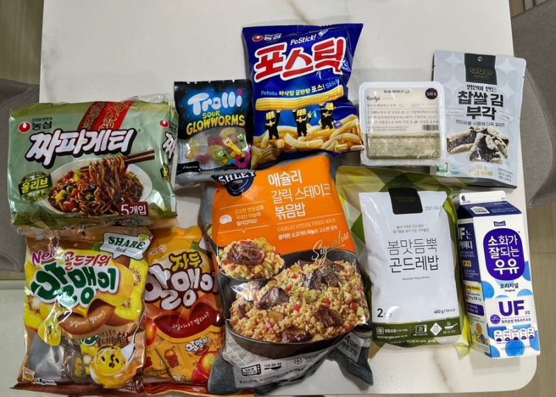 마켓컬리 장보기(내돈내산, 컬리 장바구니 추천/프로쉬 식기세척기 세제.클리너/알맹이 골드....