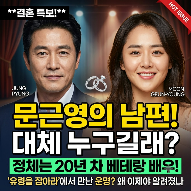 문근영 남편 정평, 왜 이제야 알려졌나