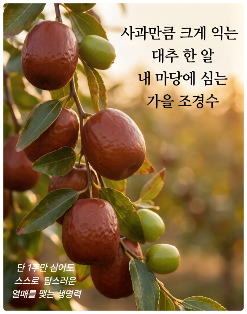 초보자도 실패 없는 사과대추 나무 키우기, 배수 통기성 흙 배합과 수분수 배치 비율