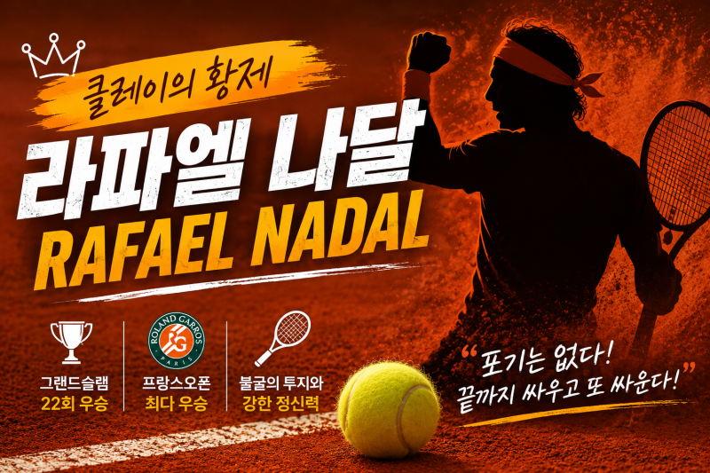 테니스 황제 라파엘 나달(Rafael Nadal), 왜 전설이라 불릴까?