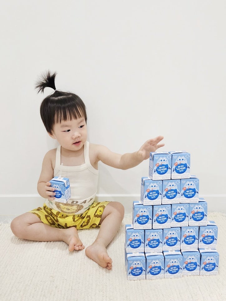 룩트킨디 저당 아기 이온음료로 수분보충