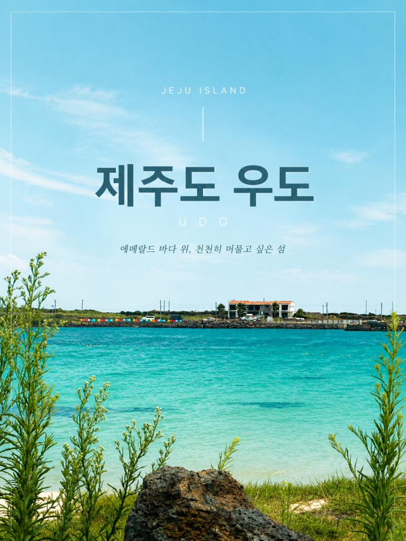우도 배시간 예약방법 차량승선 방법 총정리