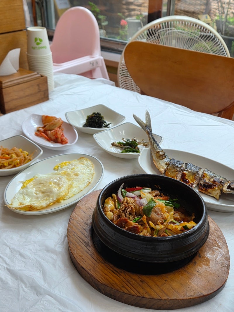 보령 대천해수욕장 아침식사 백반집 내돈내산 '바다로맛집'