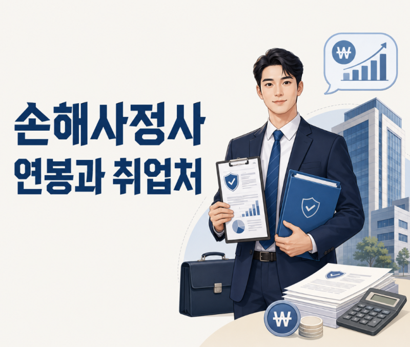 손해사정사 연봉, 경력별 실수령액부터 취업처까지 핵심만 알려드립니다