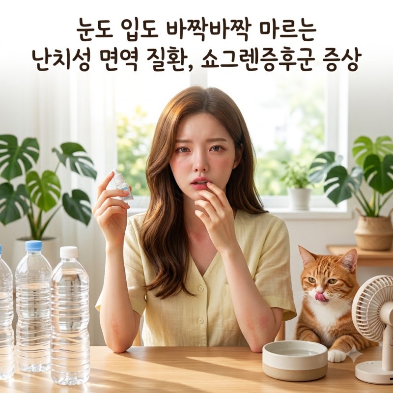 눈도 입도 바짝바짝 마르는 난치성 면역 질환, 쇼그렌증후군 증상