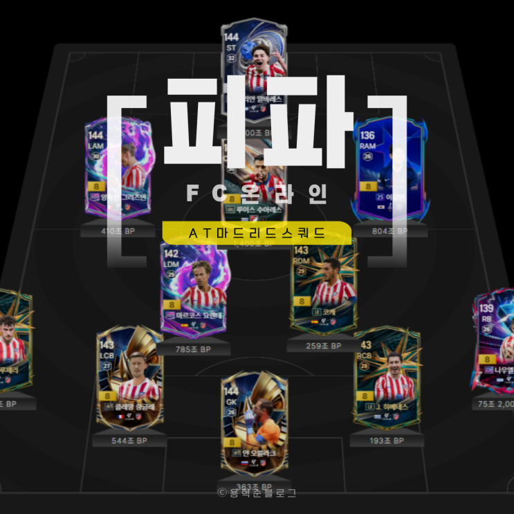 FC 온라인 피파 팀추천 ATM 아틀레티코 <b>마드리드</b> 스쿼드
