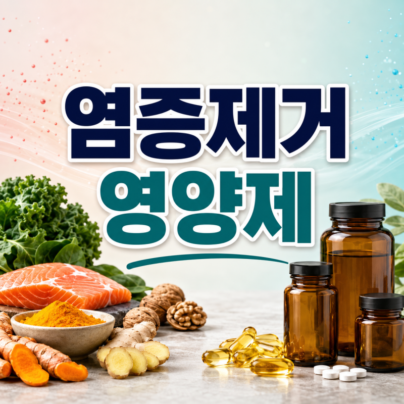 만성 염증에 좋은 영양제는? 오메가3 커큐민 효과와 주의사항