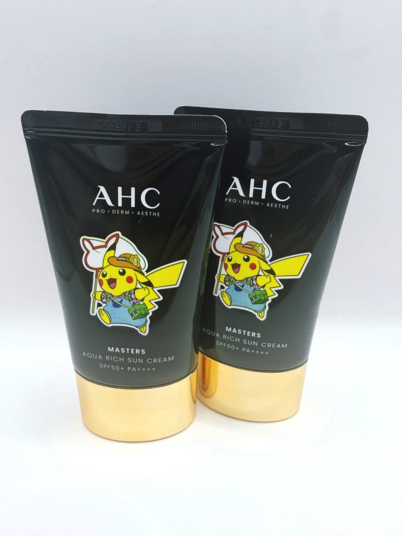 AHC 마스터즈 아쿠아 리치 선크림 솔직후기 SPF50+ 촉촉한 선크림 추천