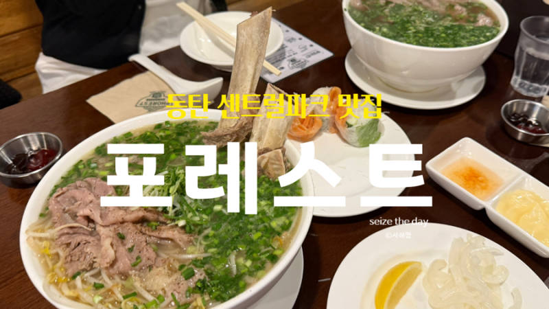 동탄 센트럴파크 맛집 포레스트쌀국수 본점 n번째 방문 쌀국수는 여기로