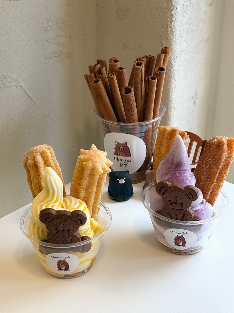강릉 안목해변 커피거리 디저트 추천! 갓 튀긴 츄러스와 아이스크림이 맛있는 ‘츄러스늘곰 ....