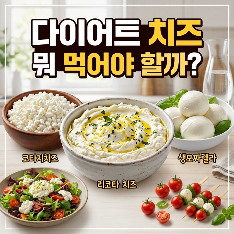 다이어트 치즈 추천! 피해야 할 치즈 vs 다이어트에 좋은 자연치즈 총정리