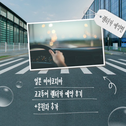 일본 미야코지마 렌터카 예약 방법｜고고투어 가격, 운전자 추가, 공항 픽업 총정리