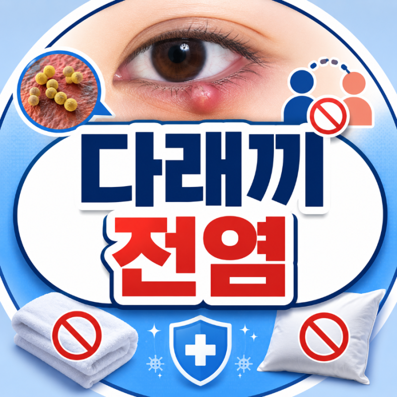 다래끼 전염될까? 가족이나 아이에게 옮는지 정확히 알아보기