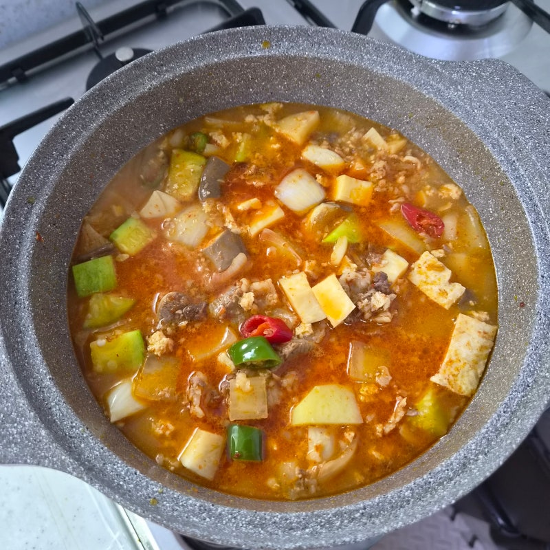 우삼겹된장찌개 만드는법 고기집 된장찌개 양념장 레시피