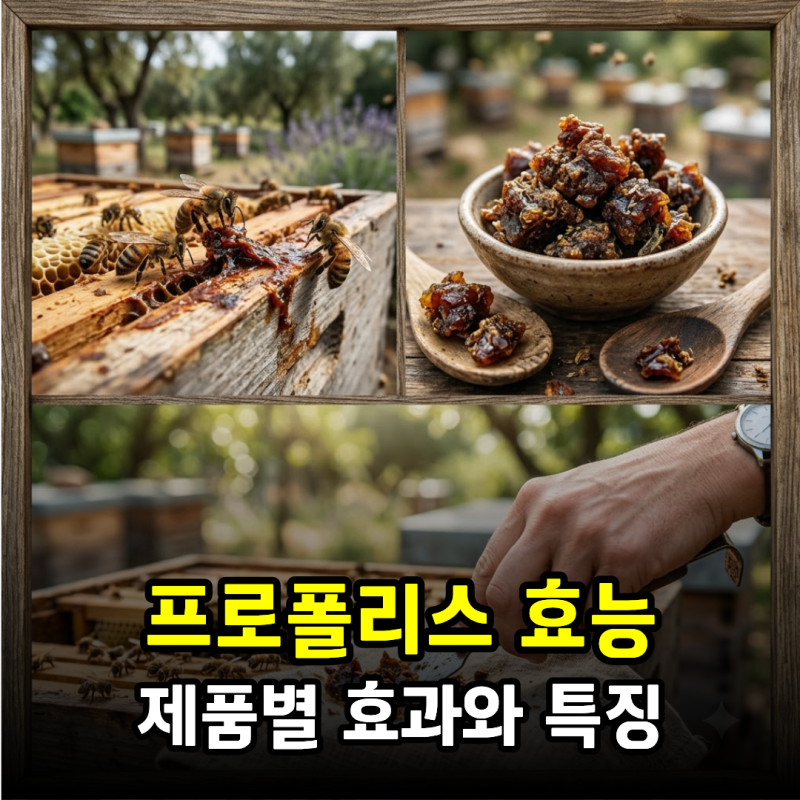프로폴리스 효능, 원액·스프레이·치약·캔디 제품별 효과와 그린 프로폴리스 차이