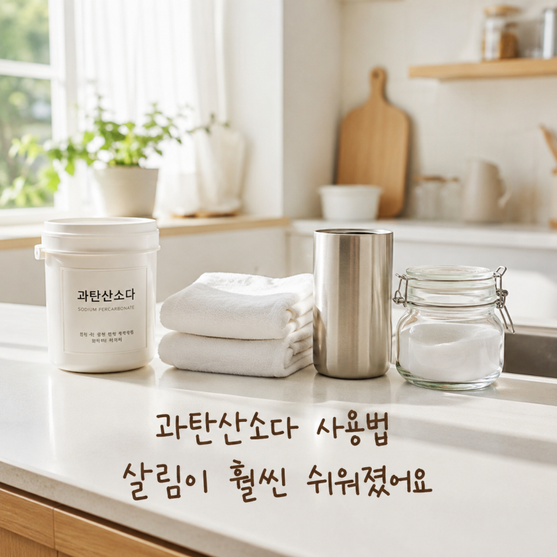 살림 고수들이 알려준 과탄산소다 사용법 해보니 달랐어요
