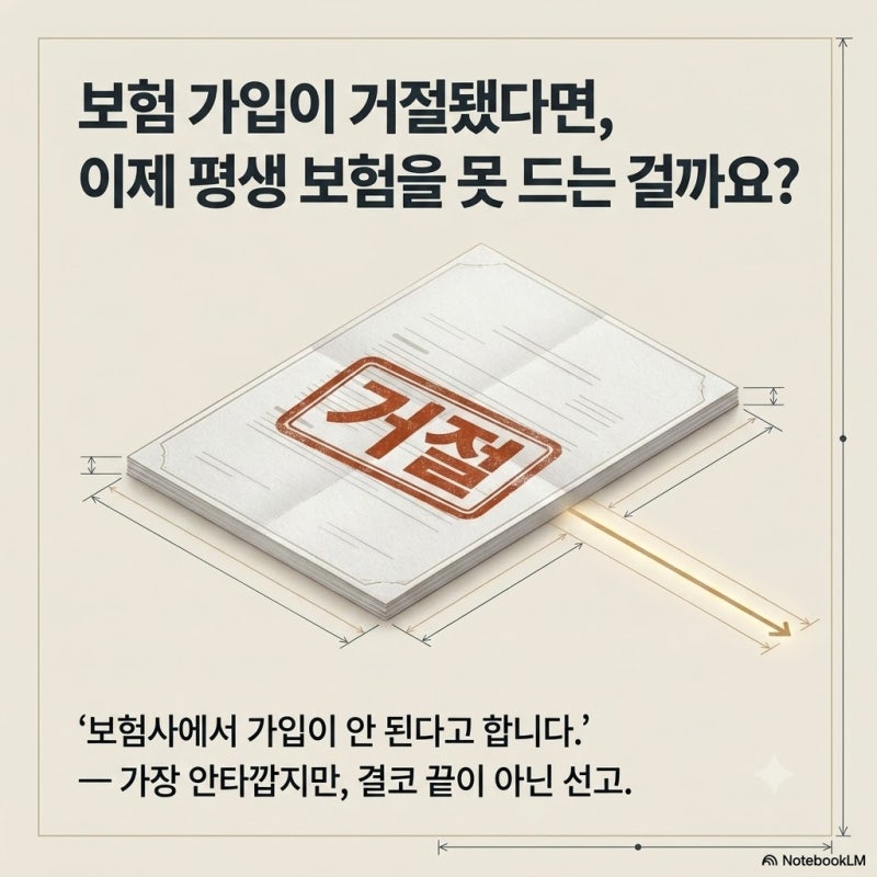 보험 가입 거절! 포기하지 마세요. 가입할 수 있는 7가지 방법