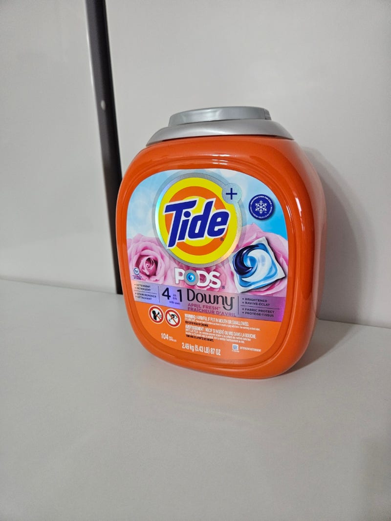 타이드 팟(Tide Pods)과 피지모락셀라 사용후기(내돈내산 세탁세제 추천)
