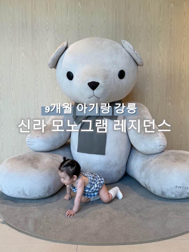 9개월 아기랑 강릉여행 | 신라 모노그램 레지던스 객실 수영장 이용 후기