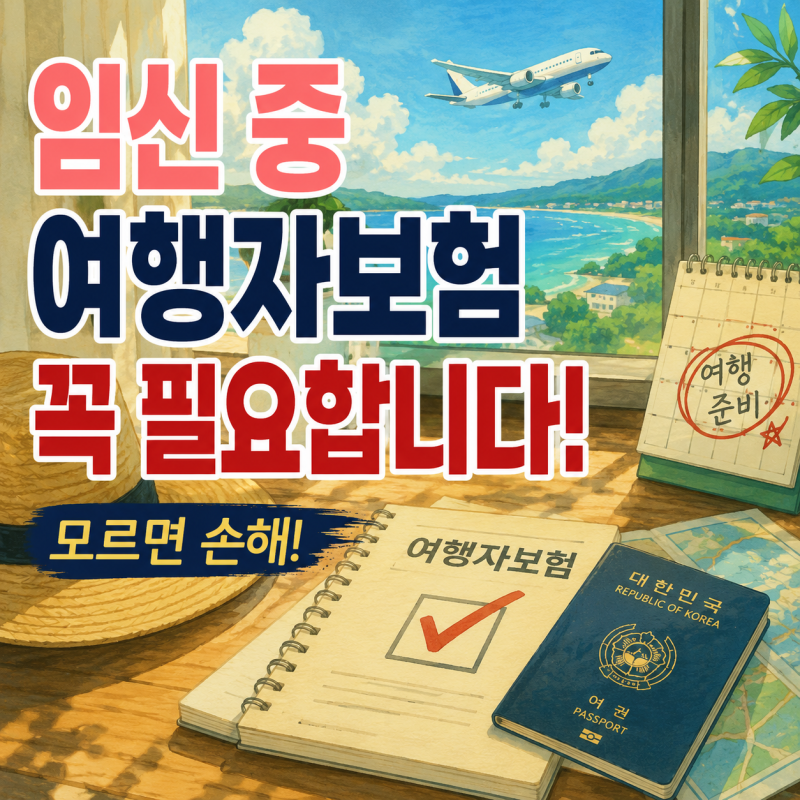 임신 중 여행자보험, 꼭 가입해야 하는 진짜 이유