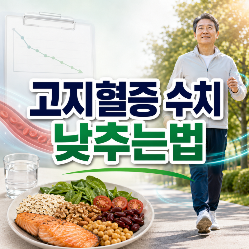 고지혈증 수치 300 이상이면 위험할까? 190의 의미와 낮추는 법
