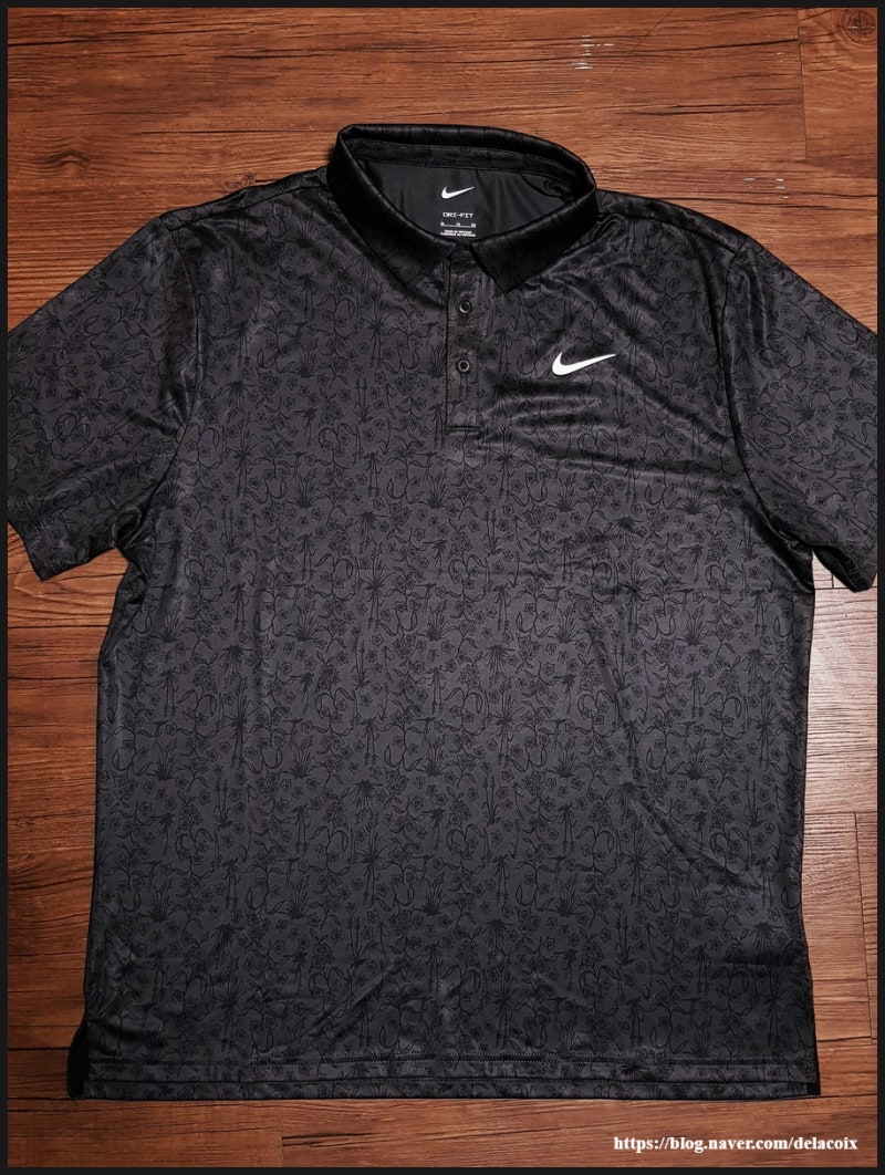 나이키 골프 드라이핏 투어 폴로 블랙 (NIKEgolf dri-fit TOUR POLO Black)