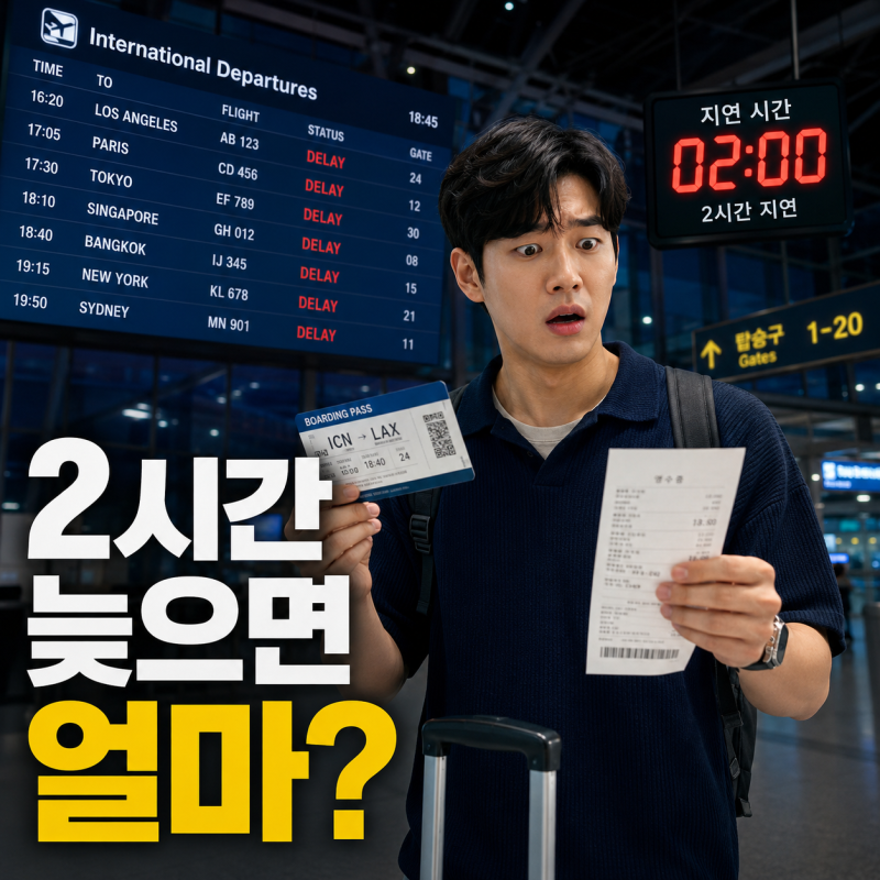여행자보험 항공기 지연 보상, 2시간 지나도 0원일 수 있는 이유와 청구서류