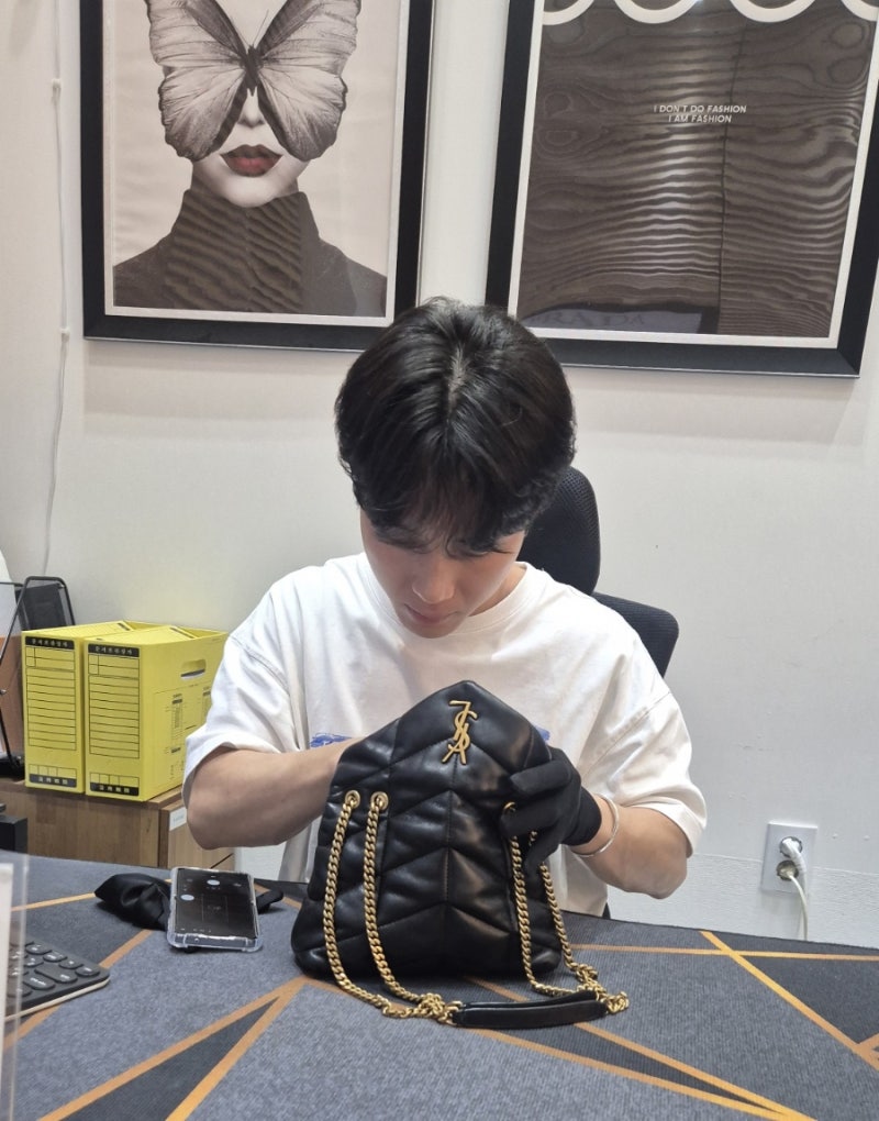 천안중고명품 생로랑 루루 푸퍼 토이백 얼마 받을까? 직접 감정받아봤어요