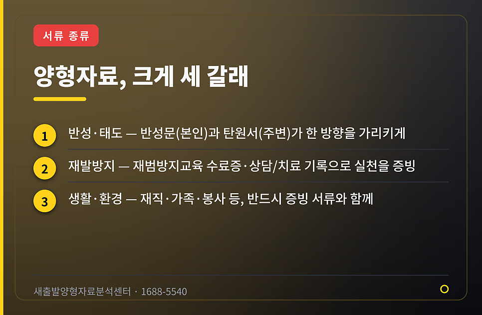초범 집행유예, 재판부가 보는 양형자료 종류를 서류별로 관련 사진