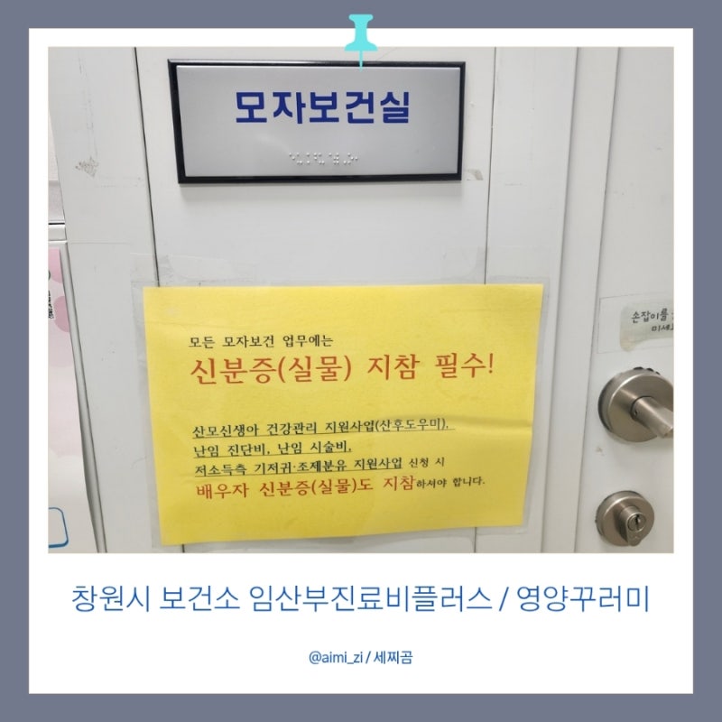 [창원시 육아 정보] 보건소에서 임산부 진료비 플러스 & 출산가정 영양꾸러미 바우처 한 번에....