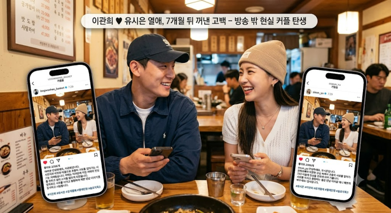 이관희 유시은 열애, 7개월 뒤 꺼낸 고백
