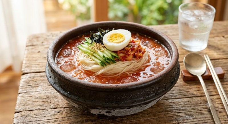 초간단 시원한 김치말이국수 황금레시피 10분 완성 비법