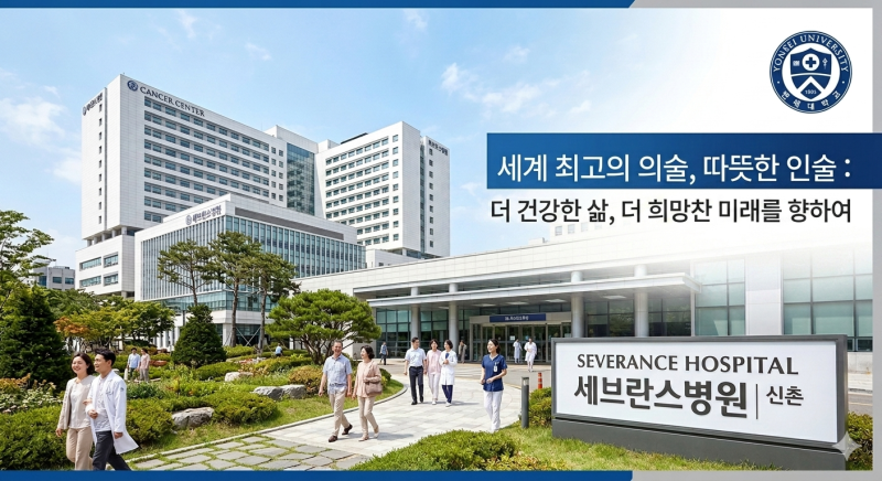 "신촌세브란스병원 주요 배치도(부속병원)"