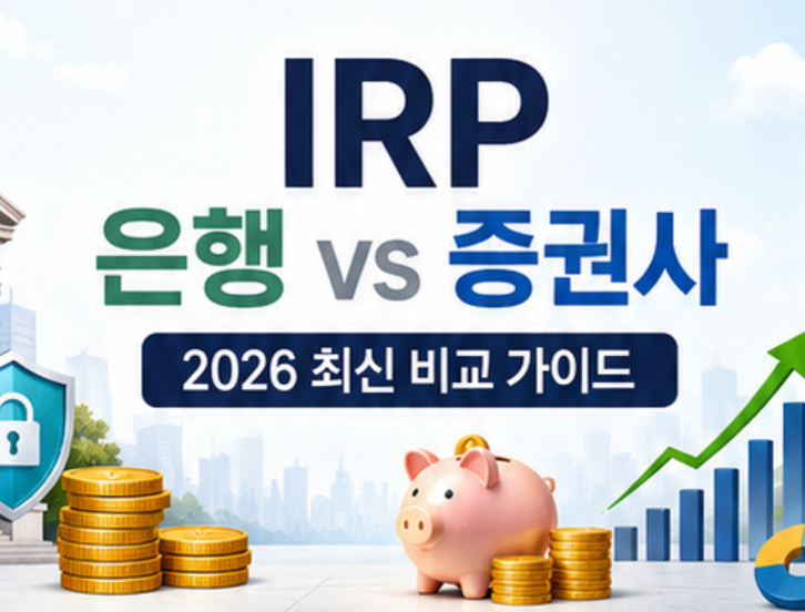 IRP! 은행 VS 증권사 어디가 괜찮을까? 장단점과 선택기준 비교
