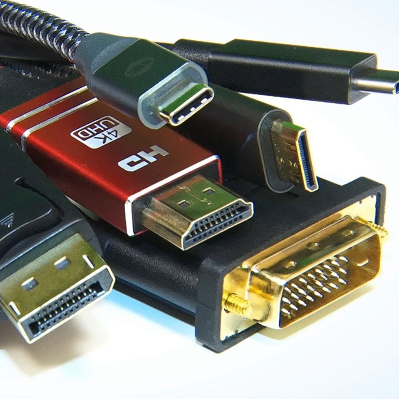 모니터 케이블 HDMI TO DP DVI D-SUB VGA(RGB) 변천사 정리